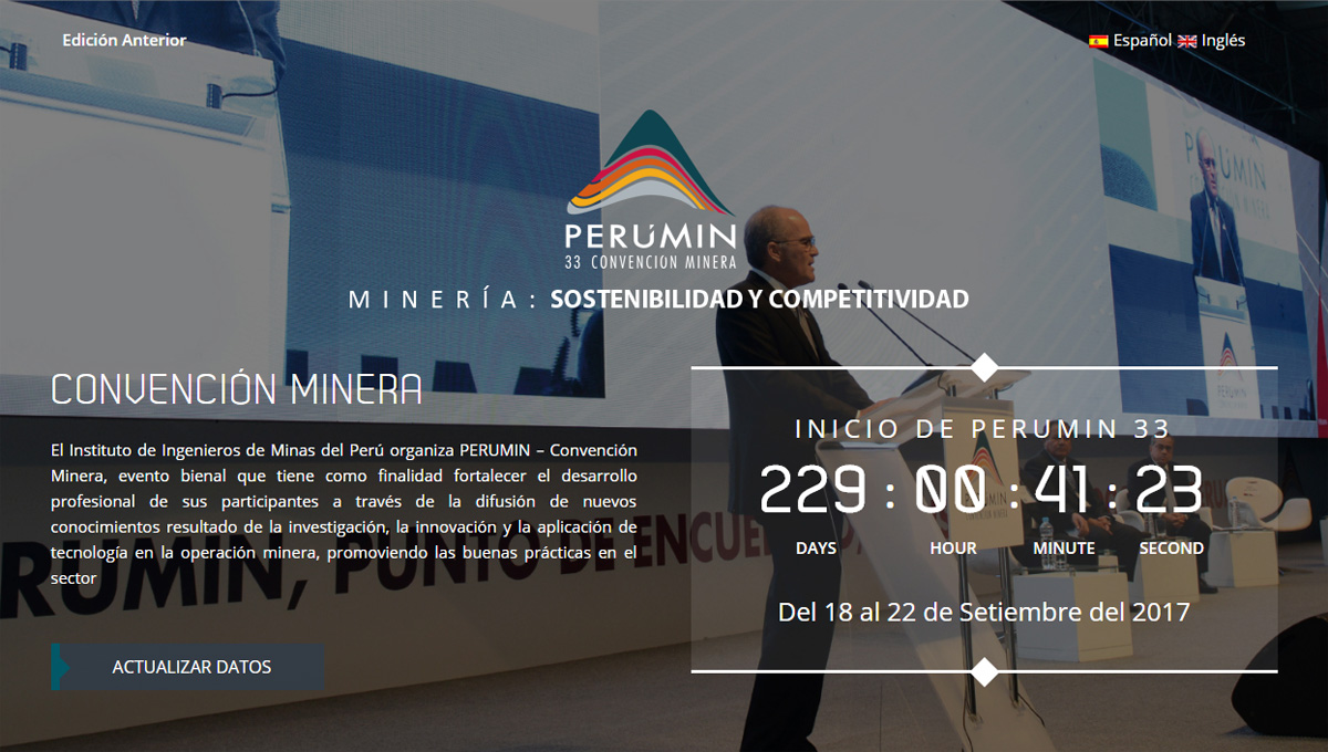 GH estará presente na PERUMIN -33.ª Convenção Mineira que se realizará de 18 a 22 de Setembro de 201